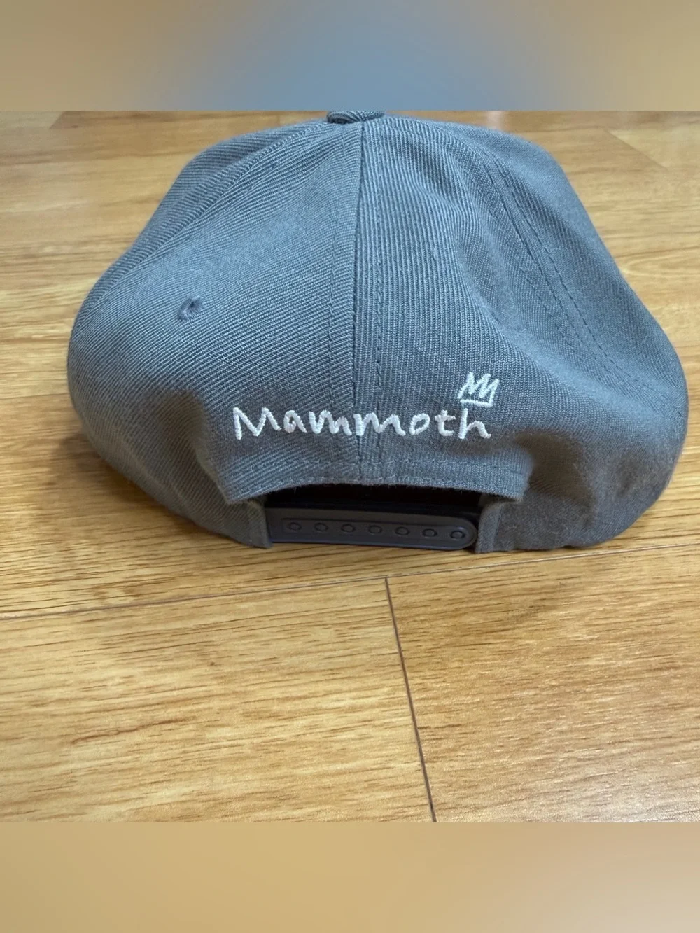 Mammoth Mountain Crown Trail Map Brim Cap Small Adult Or Youth Gray SnapBack